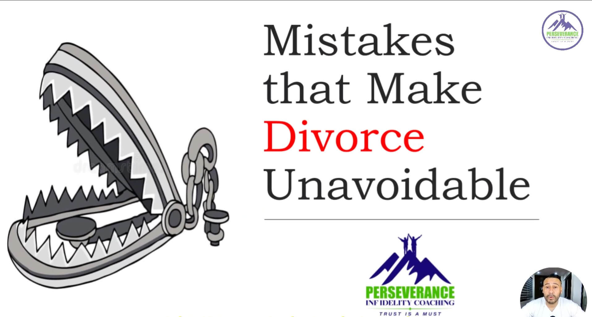 1_3 Mistakes that Make Divorce Unavoidable. Perseverance Infidelity Coaching
